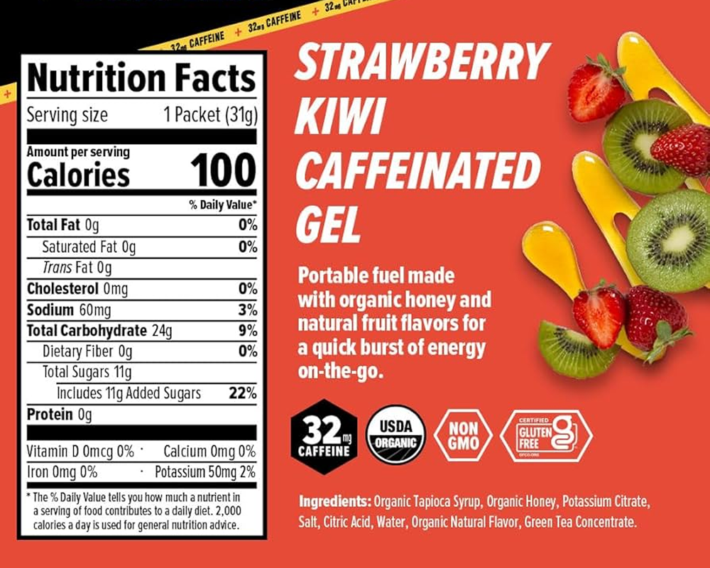 Gel energético Honey Stinger Kiwi Strawberry