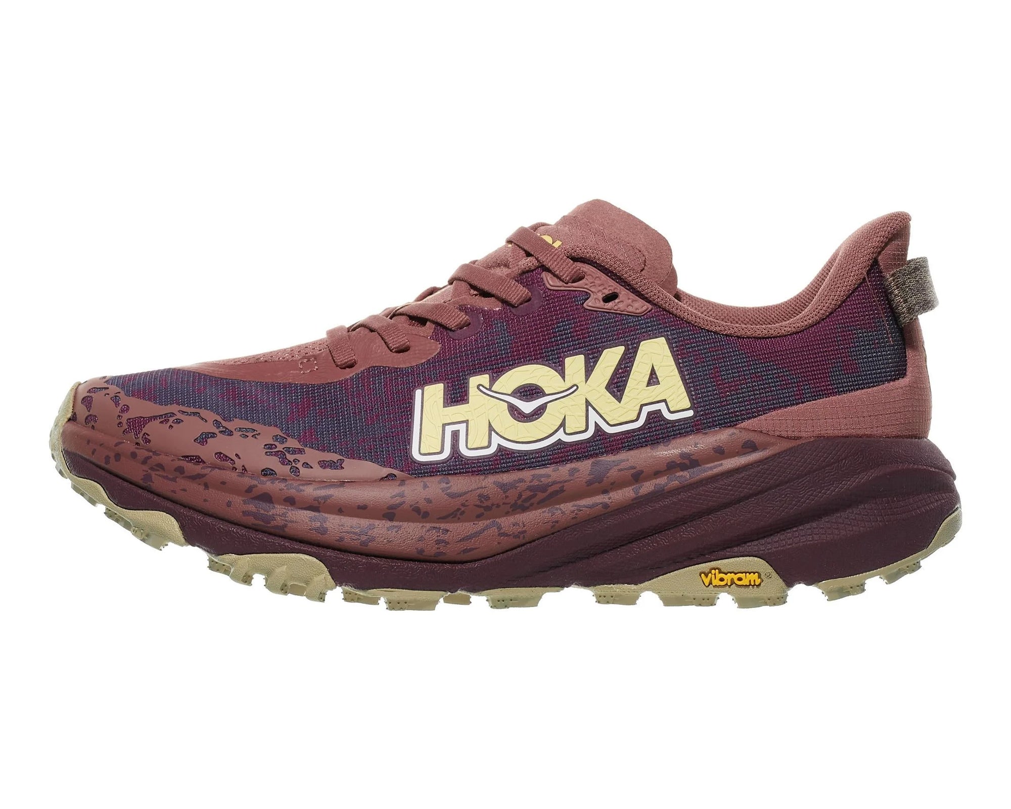 HOKA Speedgoat 6 Rogue/Black Cherry Mujer