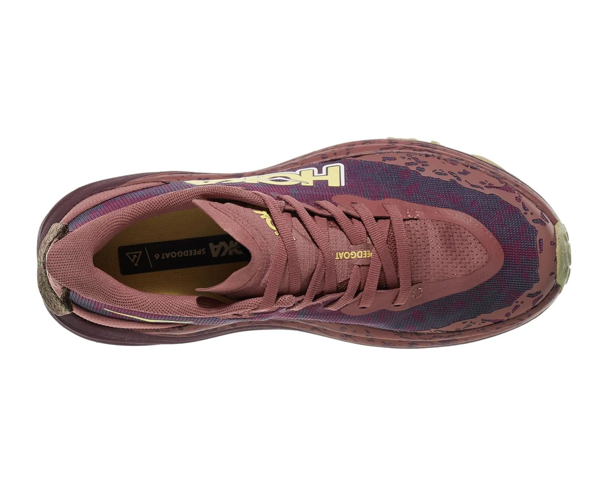 HOKA Speedgoat 6 Rogue/Black Cherry Mujer
