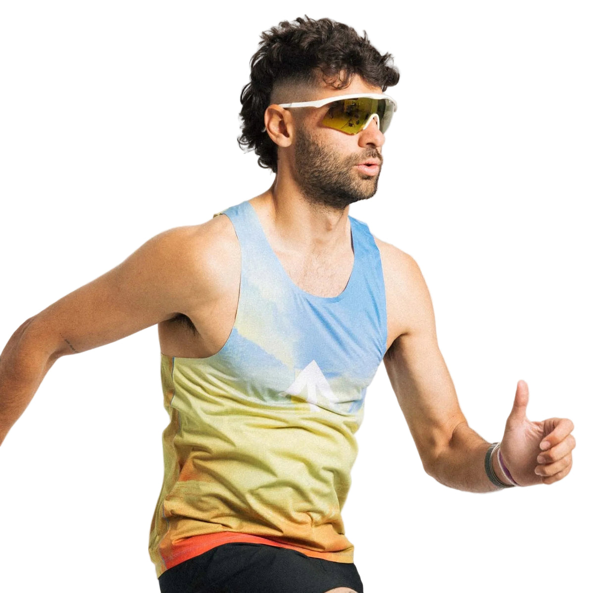 Playera sin mangas Chance AROW Singlet Morning Sky para hombre