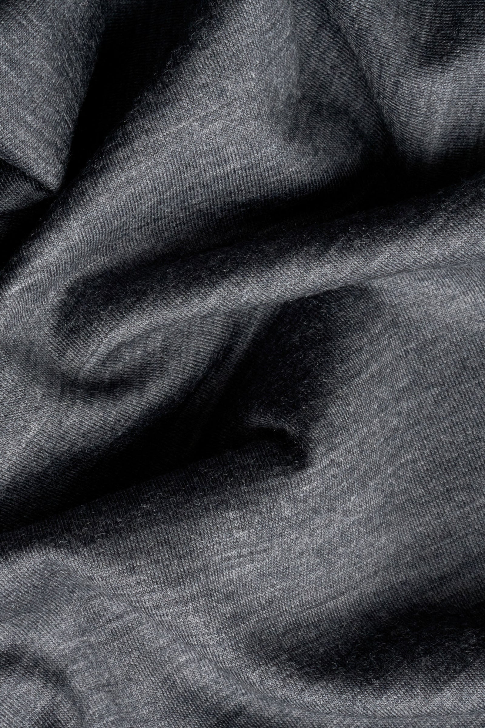 Merino Short Sleeve Tee, Dark Melange  · Hombre