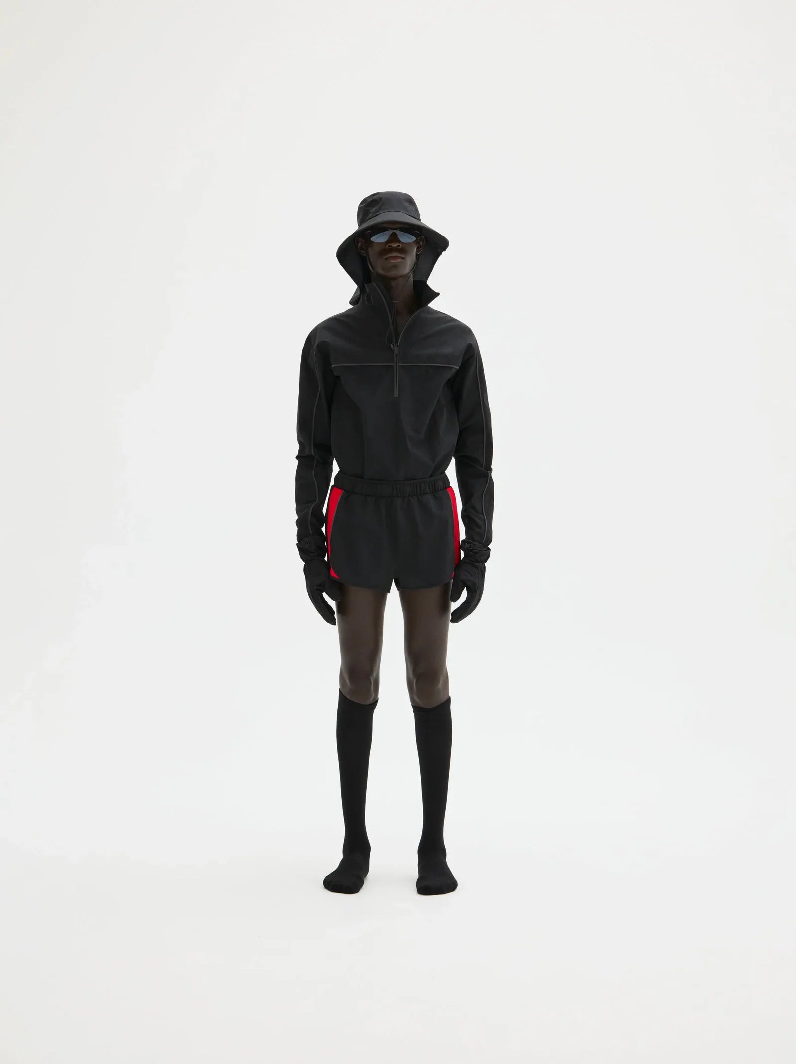 District Vision 2in Paneled Training Short Black- Hombre