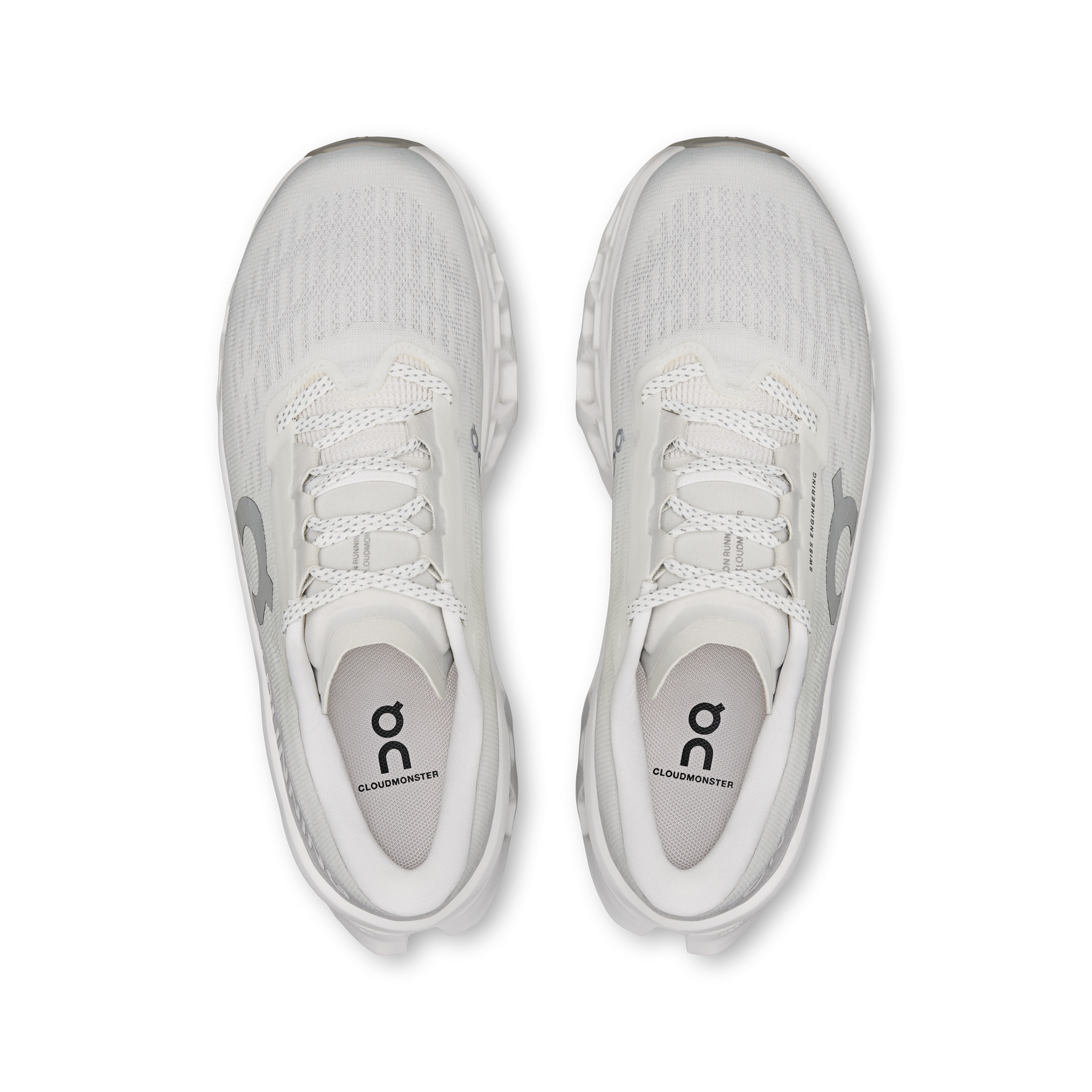 ON Cloudmonster 3 White/Wolf - Mujer