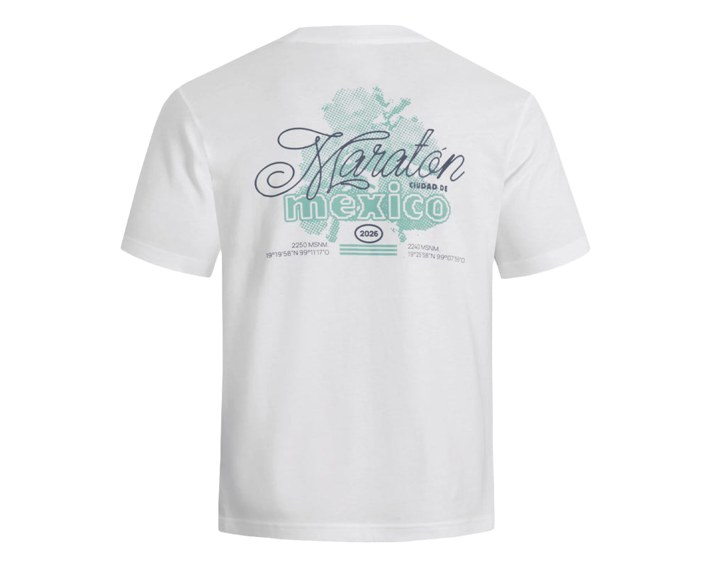 Playera deportiva ADIDAS Maratón Ciudad de México Hombre