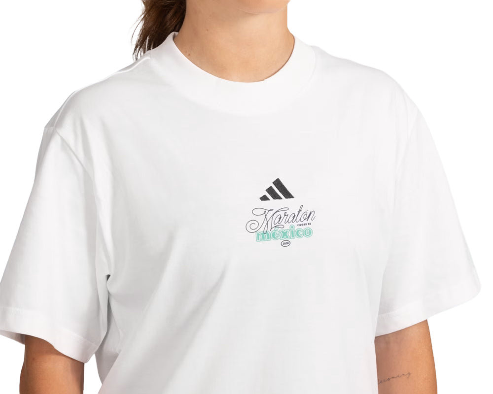 Playera deportiva ADIDAS Maratón Ciudad de México 2026