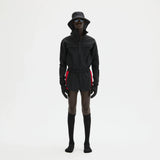 District Vision 2in Paneled Training Short Black/Team Red- Hombre