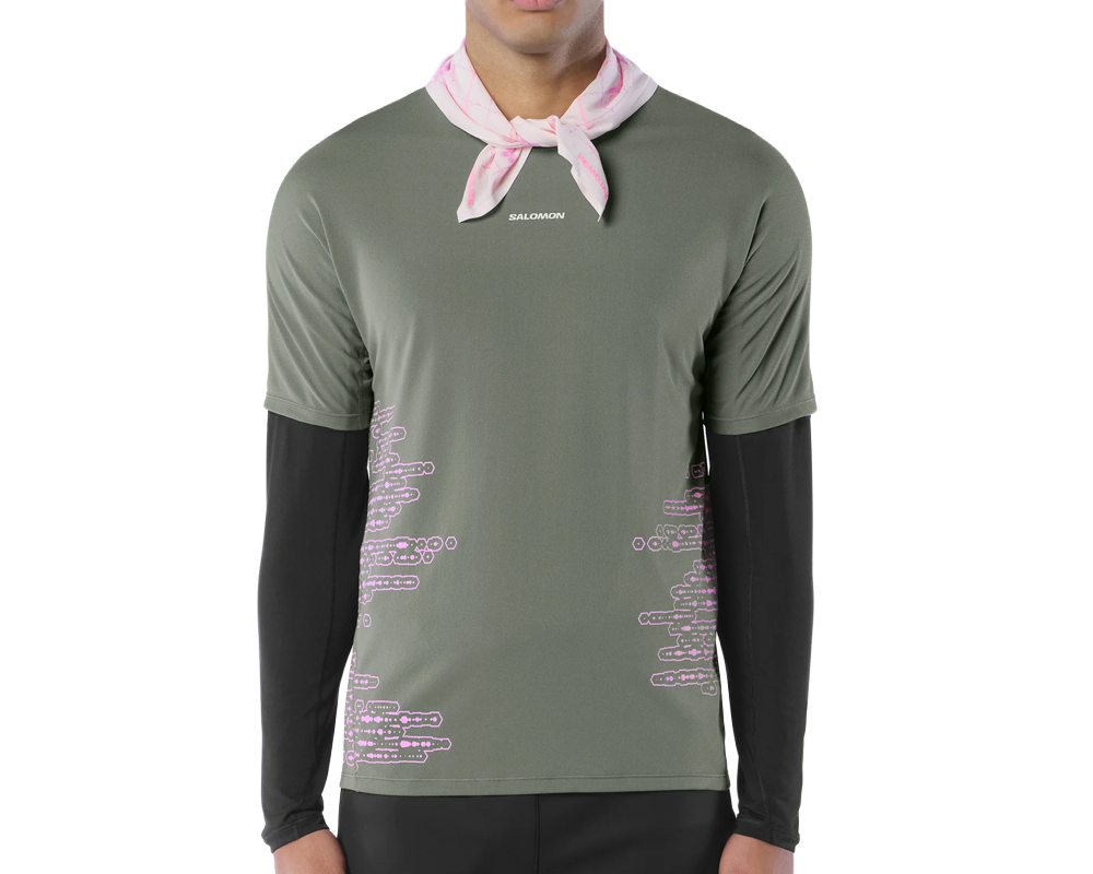 Playera deportiva Salomon SENSE AERO GRAPHIC para hombre