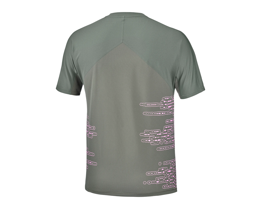 Playera deportiva Salomon SENSE AERO GRAPHIC para hombre