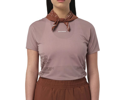 Playera deportiva Salomon SENSE AERO GRAPHIC para mujer