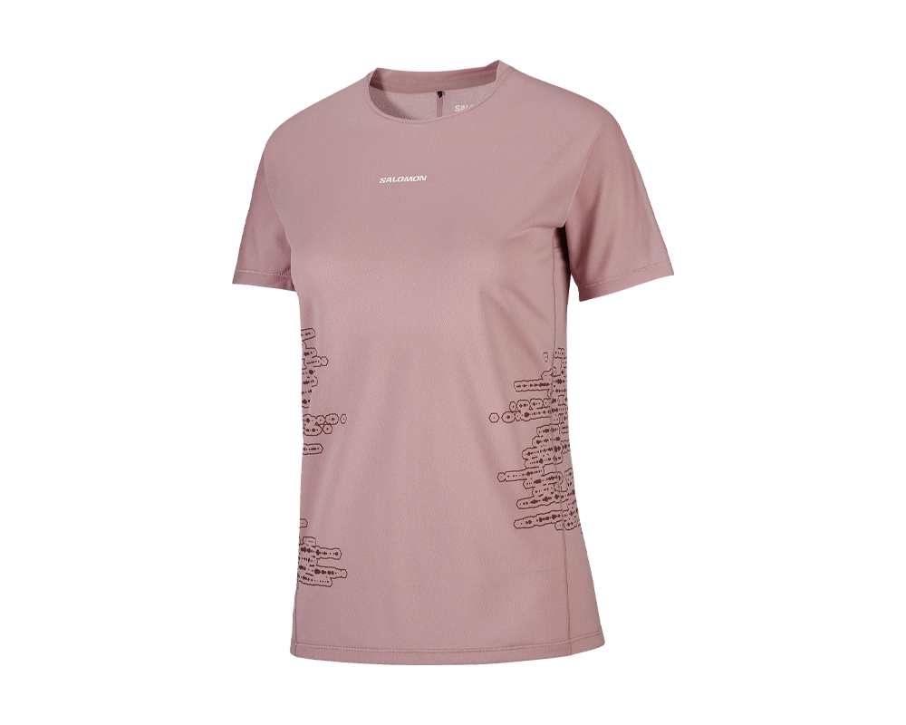 Playera deportiva Salomon SENSE AERO GRAPHIC para mujer