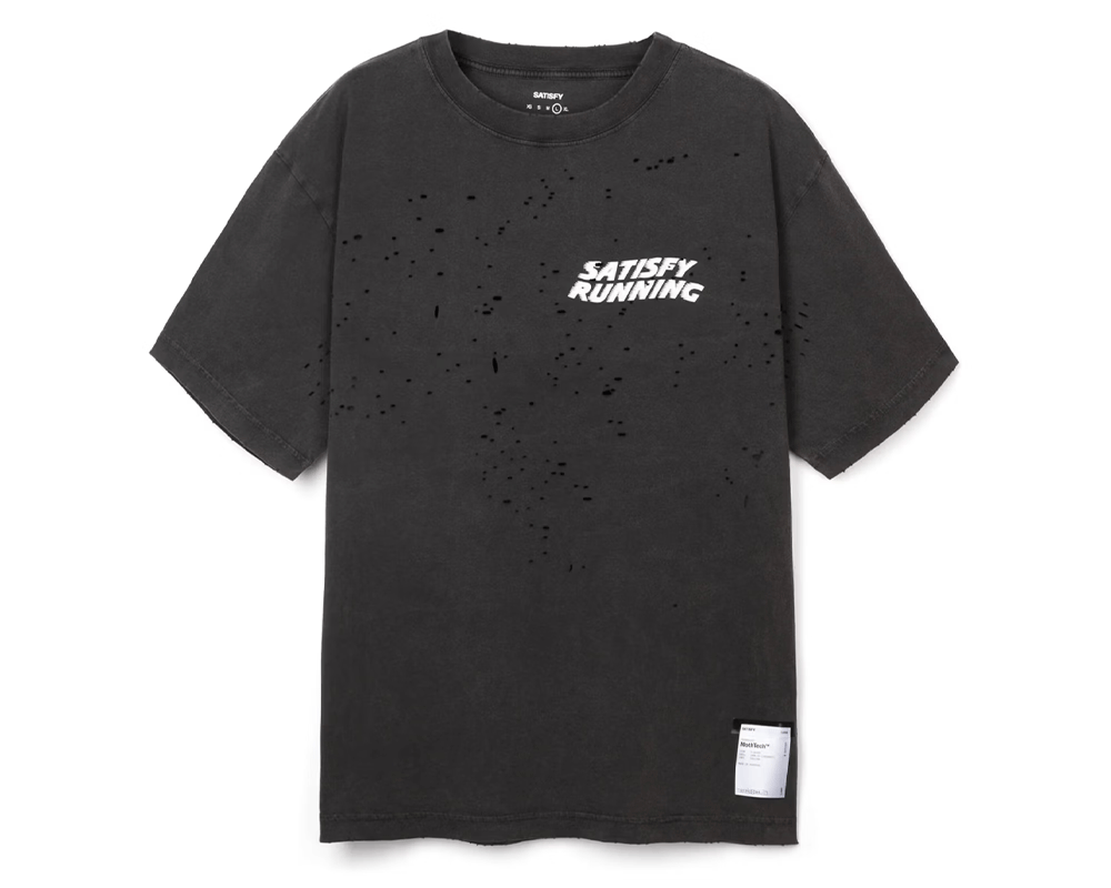Playera Deportiva Satisfy MothTech Aged Black