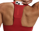 Bandit Stamina-V Square Neck Run Bra Rusted Apricot - Mujer