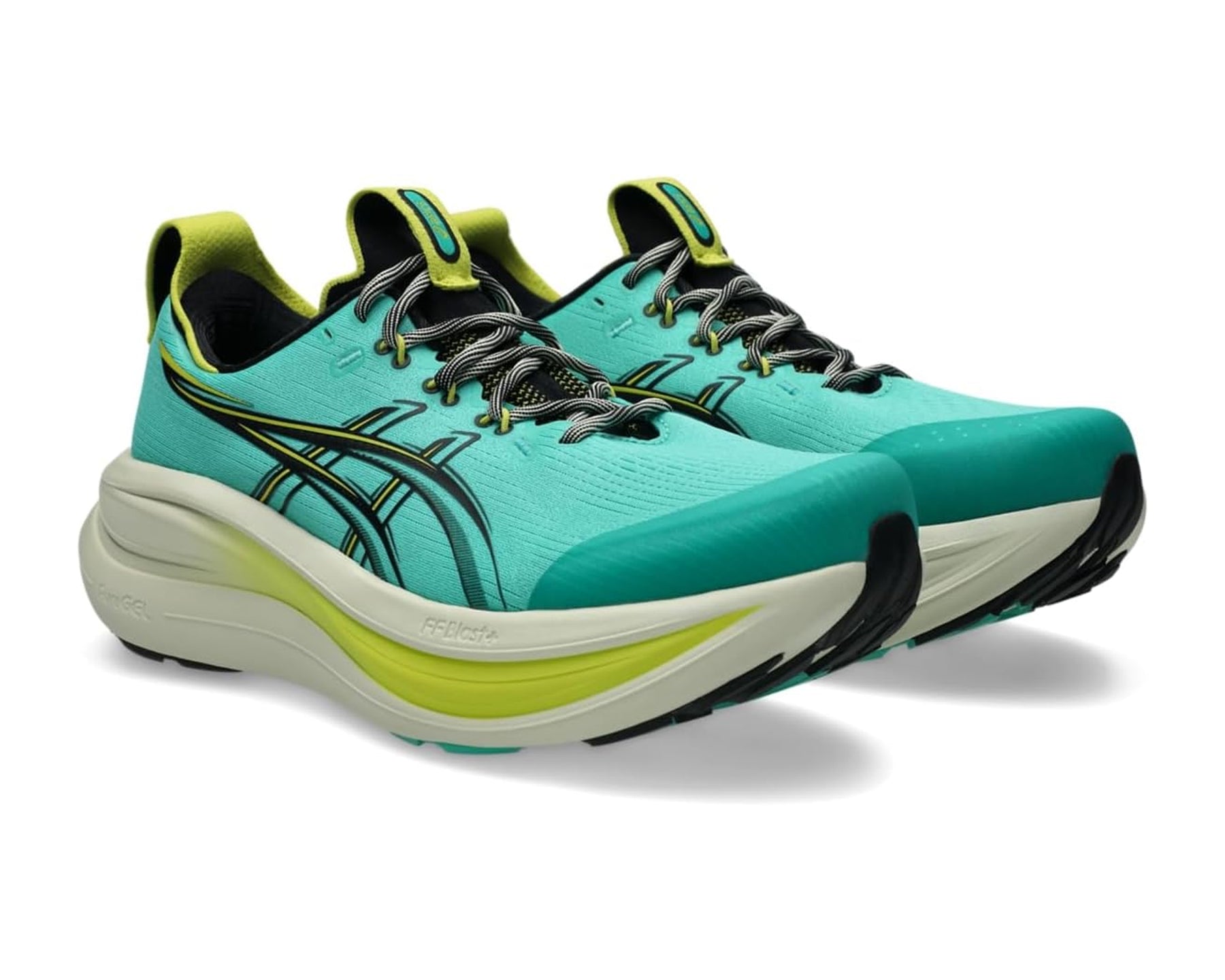 Asics Gel NIMBUS 28 AURORA GREEN/BLACK - Hombre
