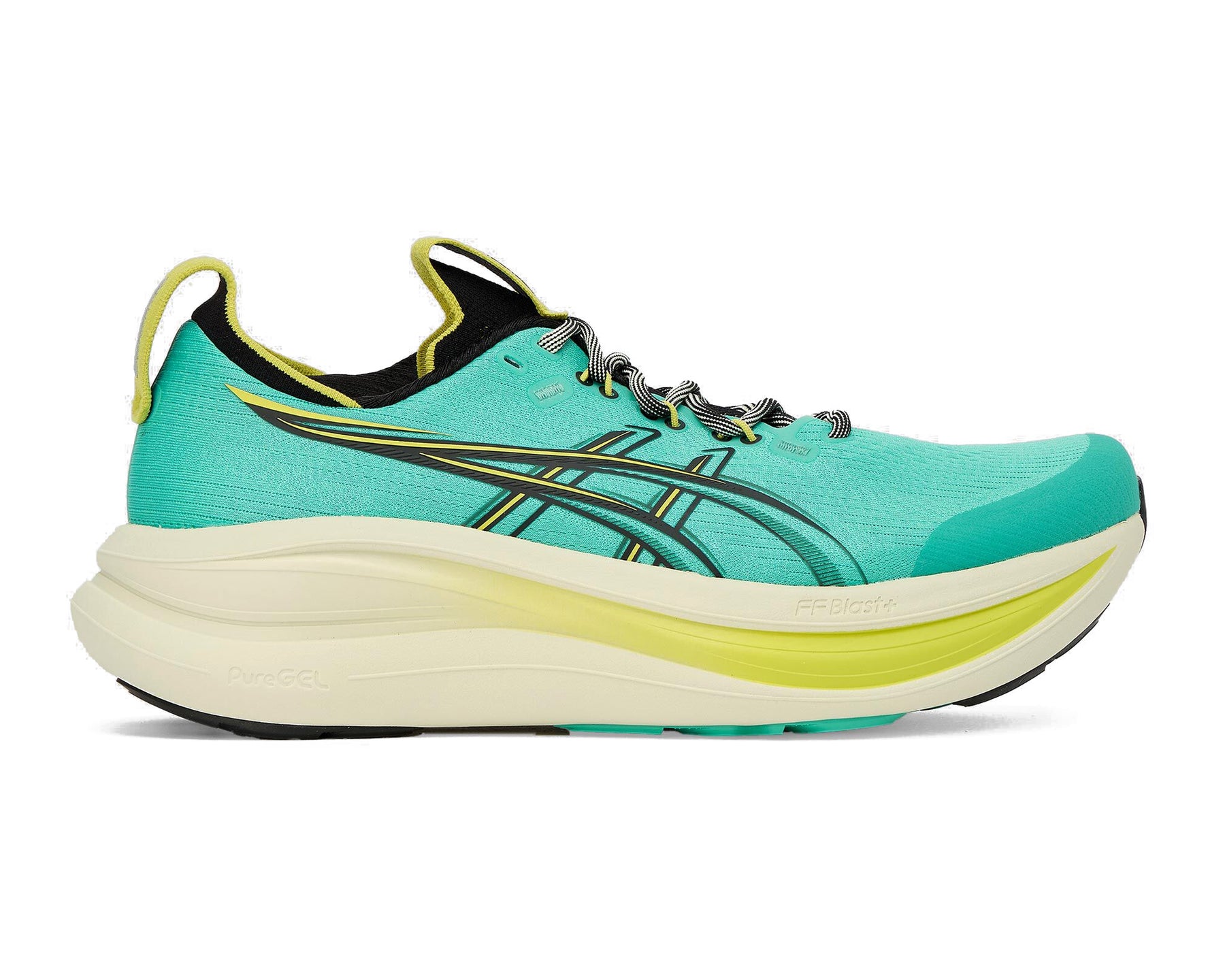 Asics Gel NIMBUS 28 AURORA GREEN/BLACK - Hombre