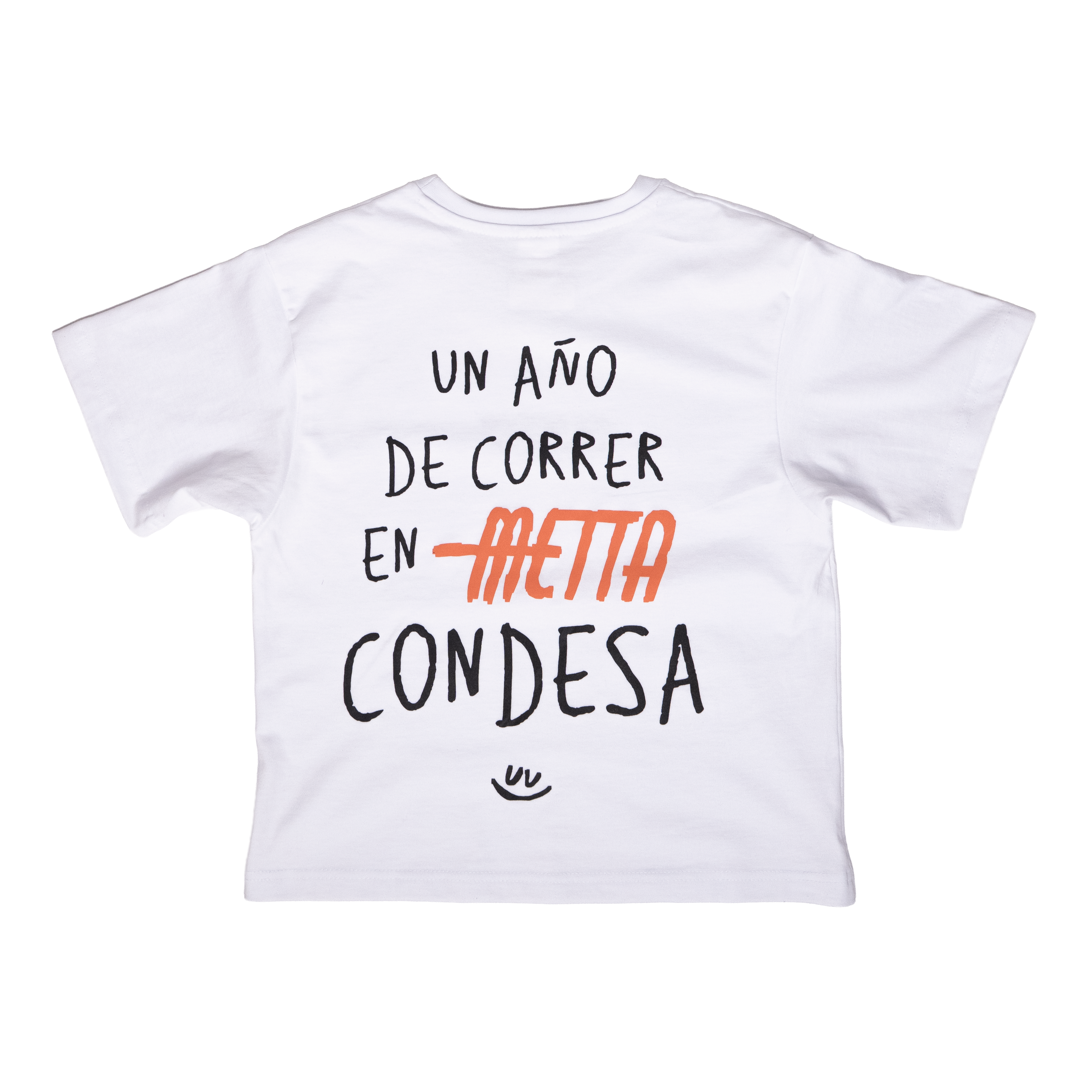 Playera de algodón Metta Running House 1er aniversario Condesa White / Unisex