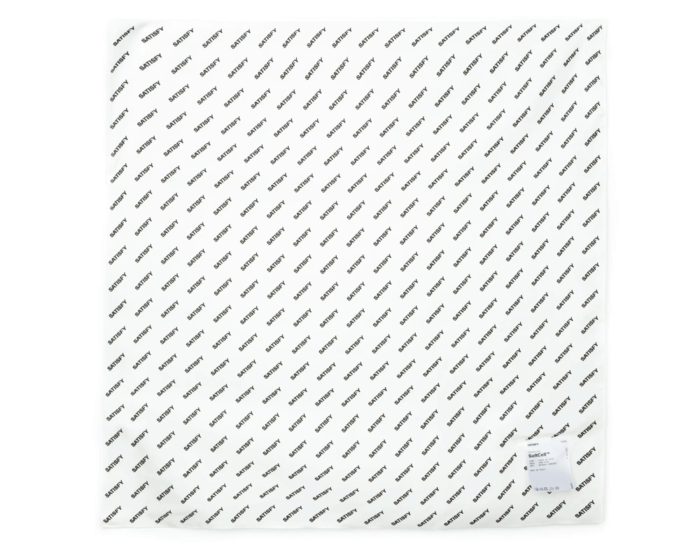 Bandana Satisfy SoftCell Carre de Soie White Down