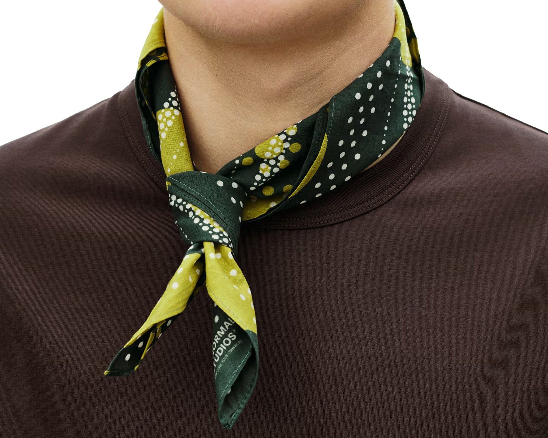 PAS NORMAL STUDIOS Off-Race Bandana Moss Green - Unisex