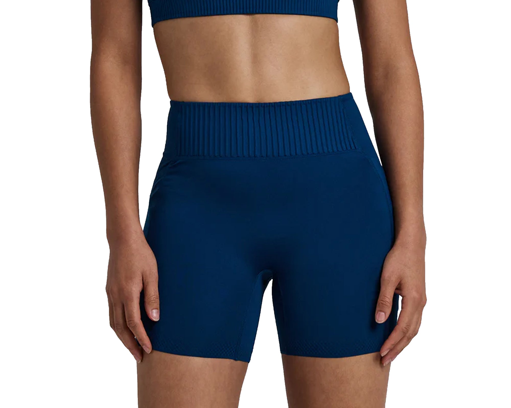 Bandit Striped Cadence™ 5" Compression Shorts Ink Blue - Women