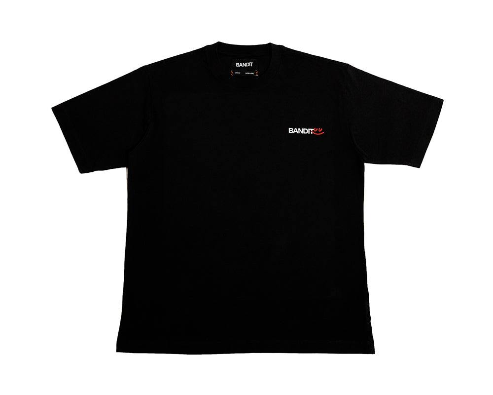 Playera de algodón Banditx Metta Maratón Ciudad de México 2026 Black