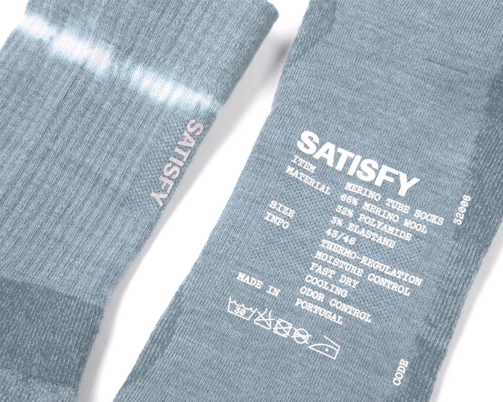 Calcetas deportivas Satisfy Merino Nylon Tube Unisex