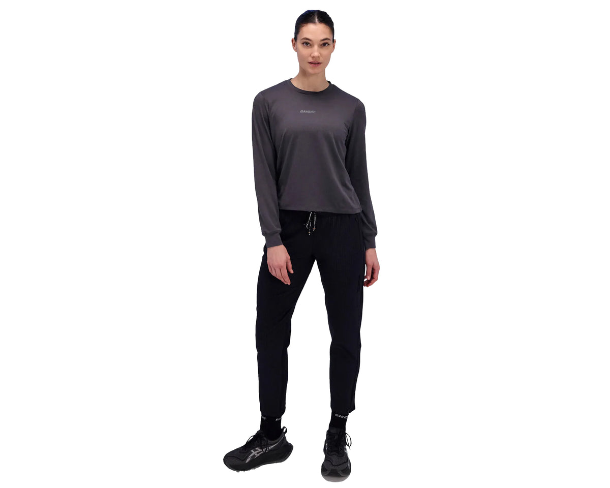 Bandit Micromesh Long Sleeve Tee Shadow - Women