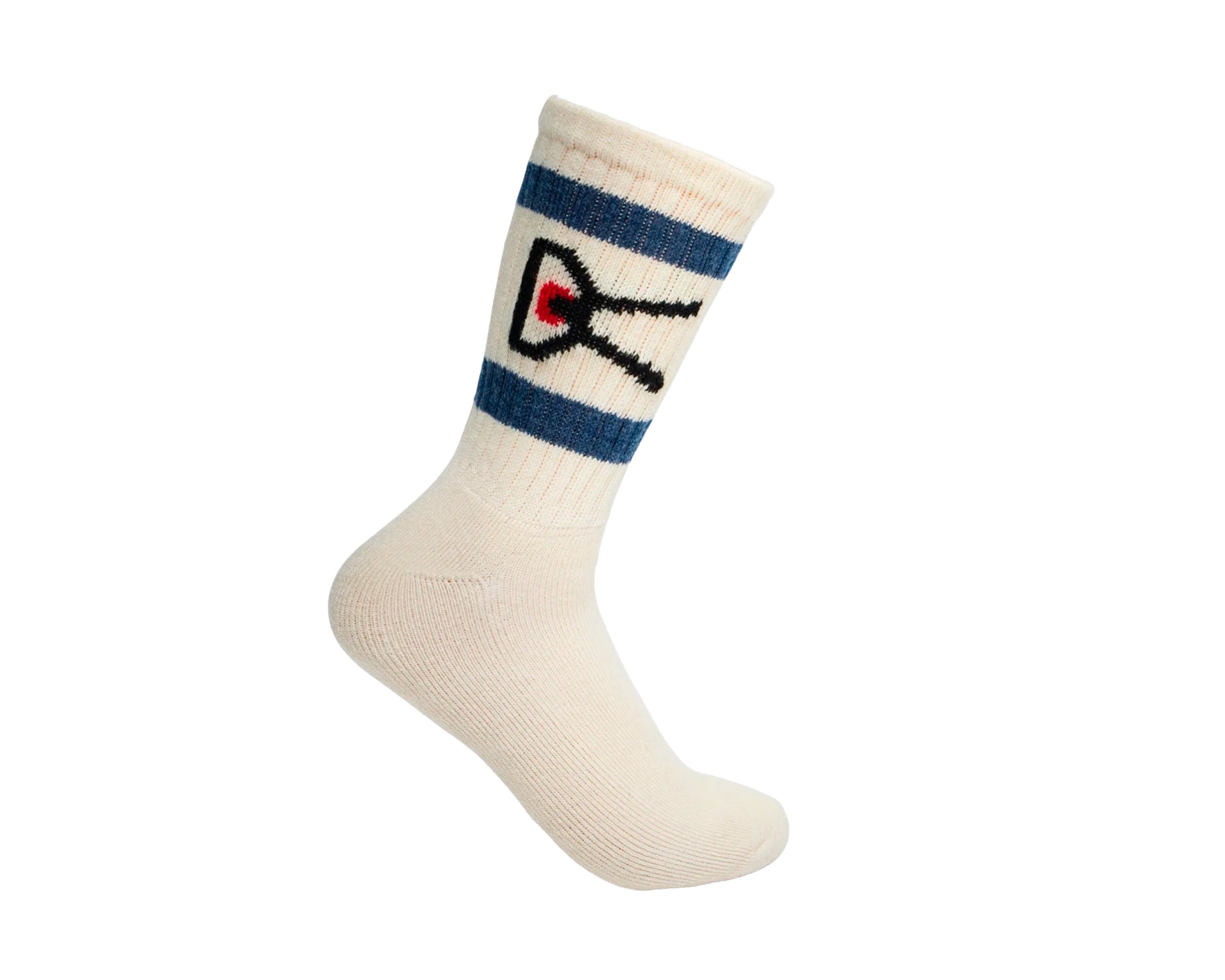 District Vision USA Cotton Socks Indigo Stripe (2 PACK)