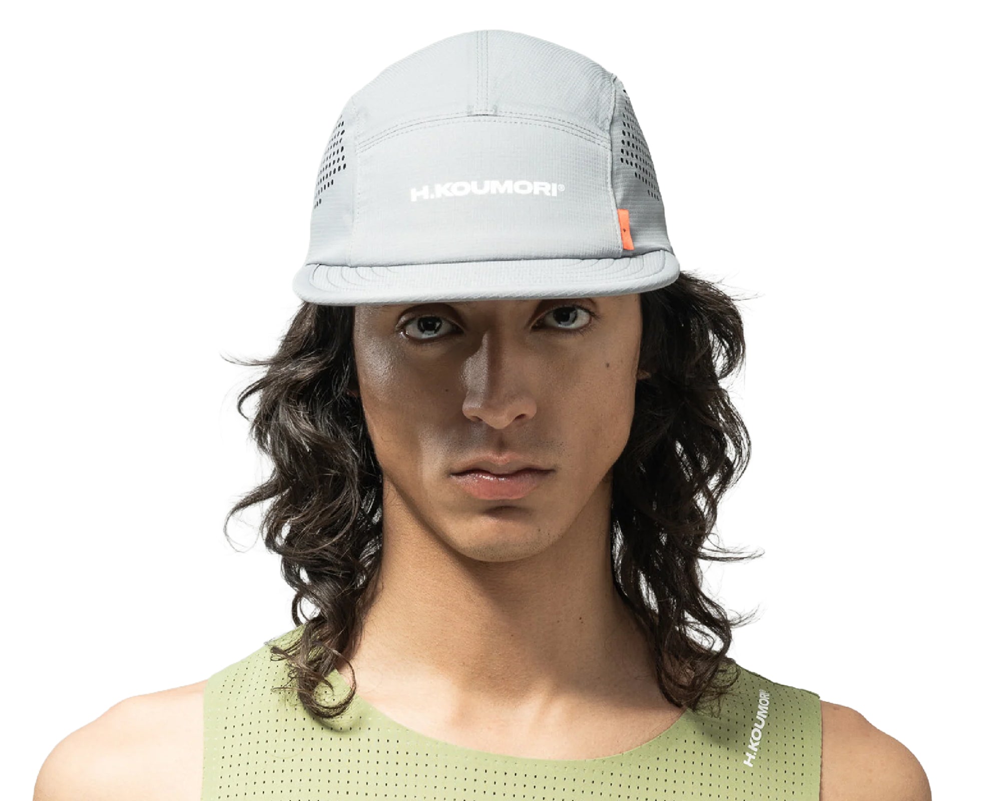 Hermanos Koumori Laser Cut Cap Dark Grey - Unisex Dark Grey