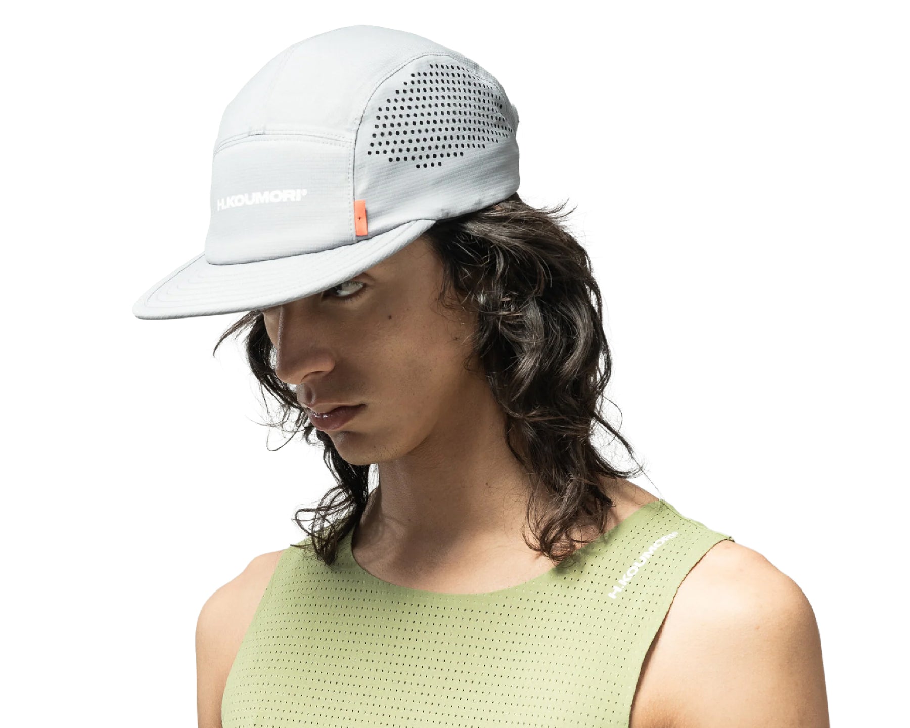 Hermanos Koumori Laser Cut Cap Dark Grey - Unisex