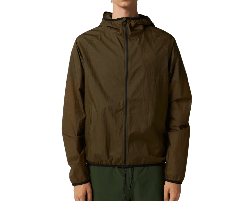 District Vision Ultralight Nylon Wind Jacket - Unisex Deep Brown