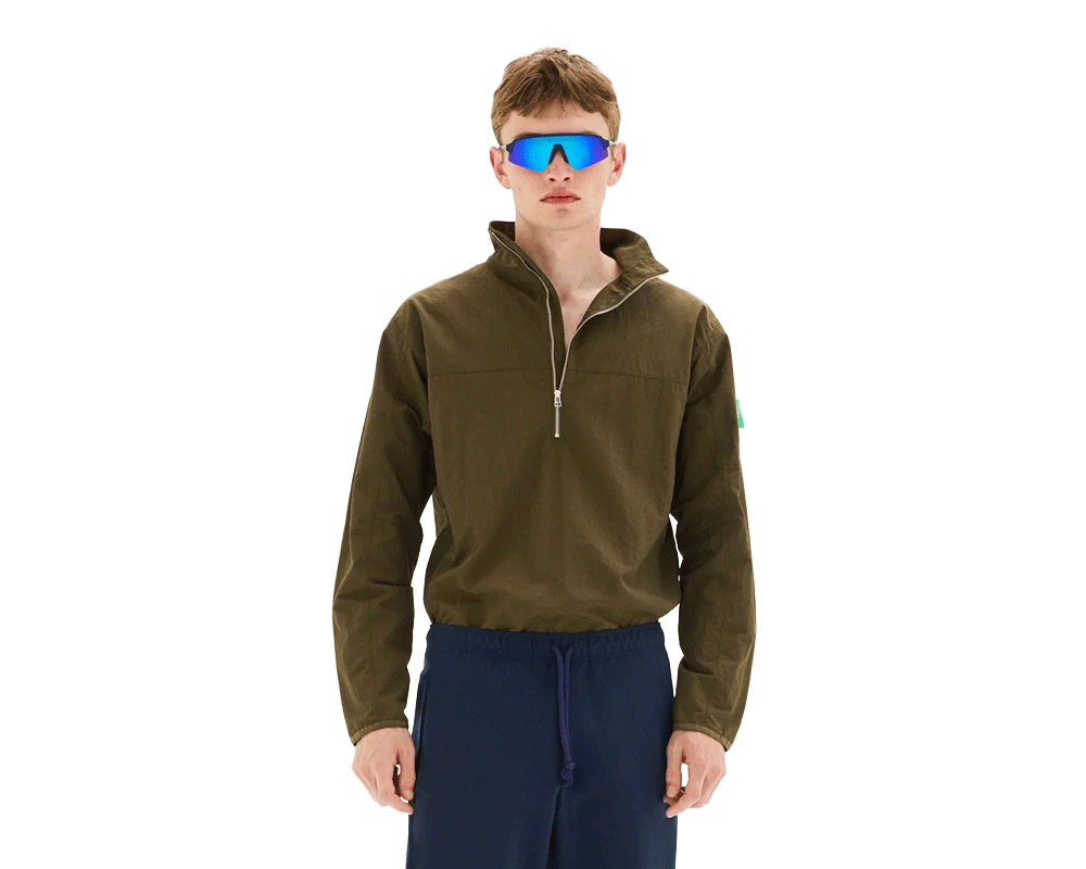 District Vision Half-Zip Nylon Windbreaker - Unisex