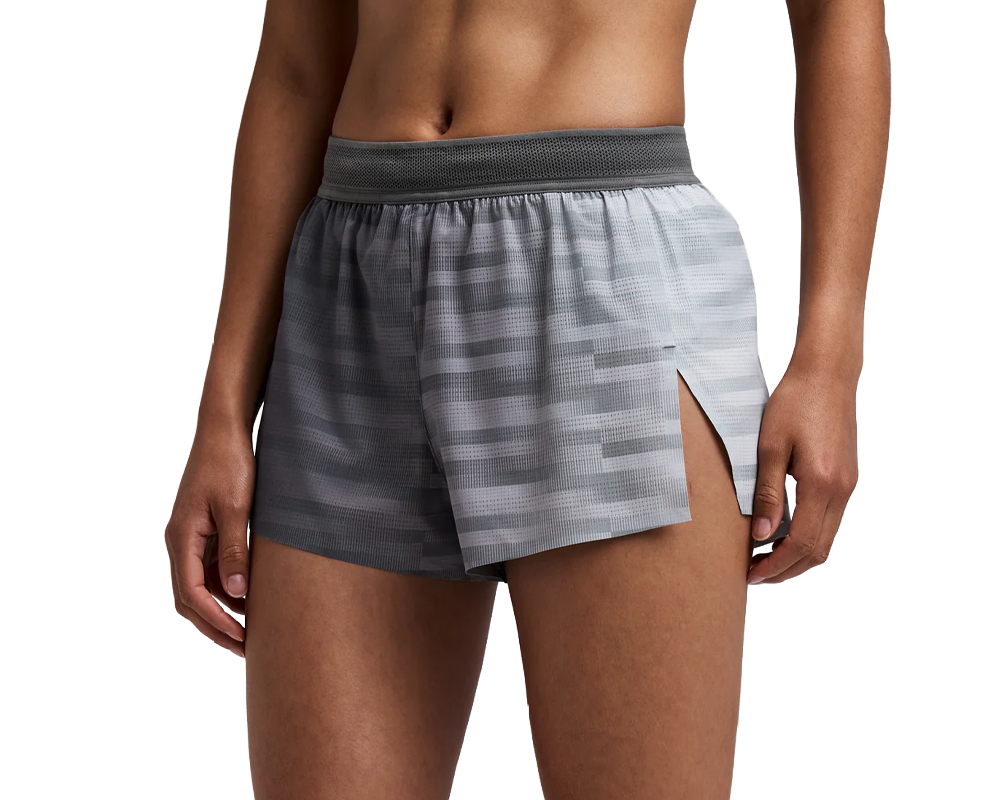 Shorts deportivos Bandit CoolGrid™ 3" Split Uneven Gradient para mujer