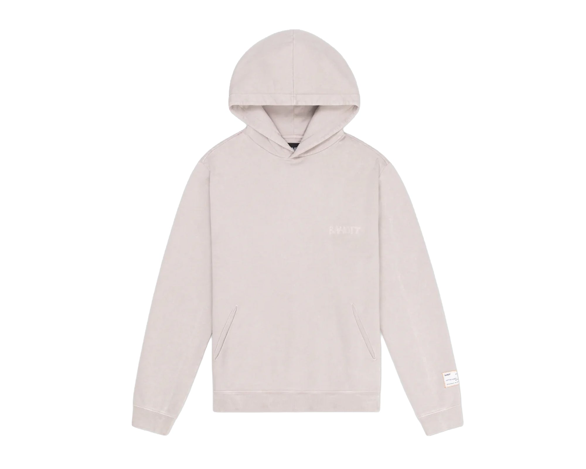 Bandit Cotton Fleece Embroidered Hoodie Ash - Unisex