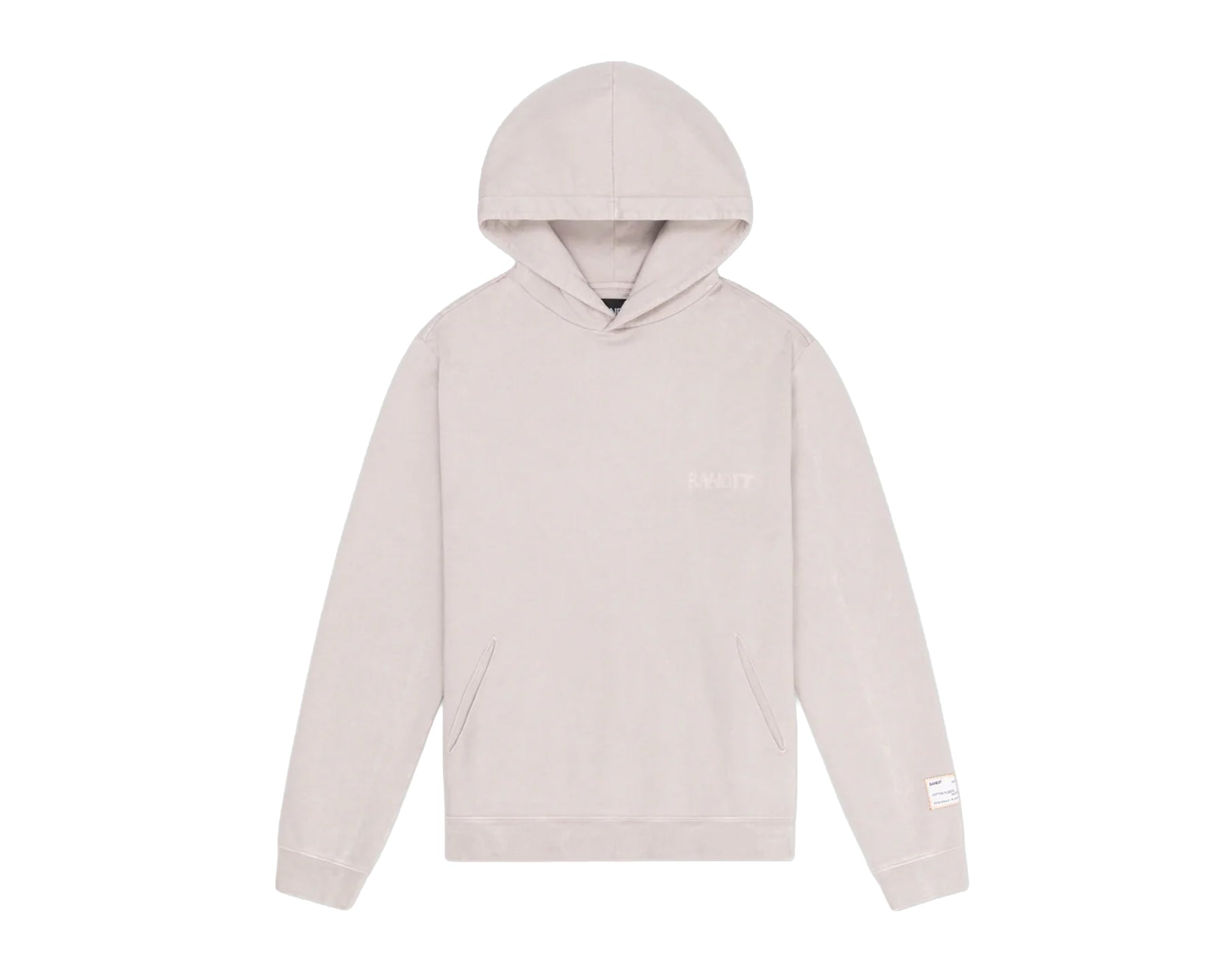 Bandit Cotton Fleece Embroidered Hoodie Ash - Unisex