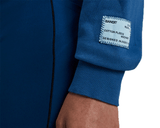 Bandit Cropmock Pullover Aegean Blue Wave Print - Mujer