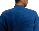 Bandit Cropmock Pullover Aegean Blue Wave Print - Mujer