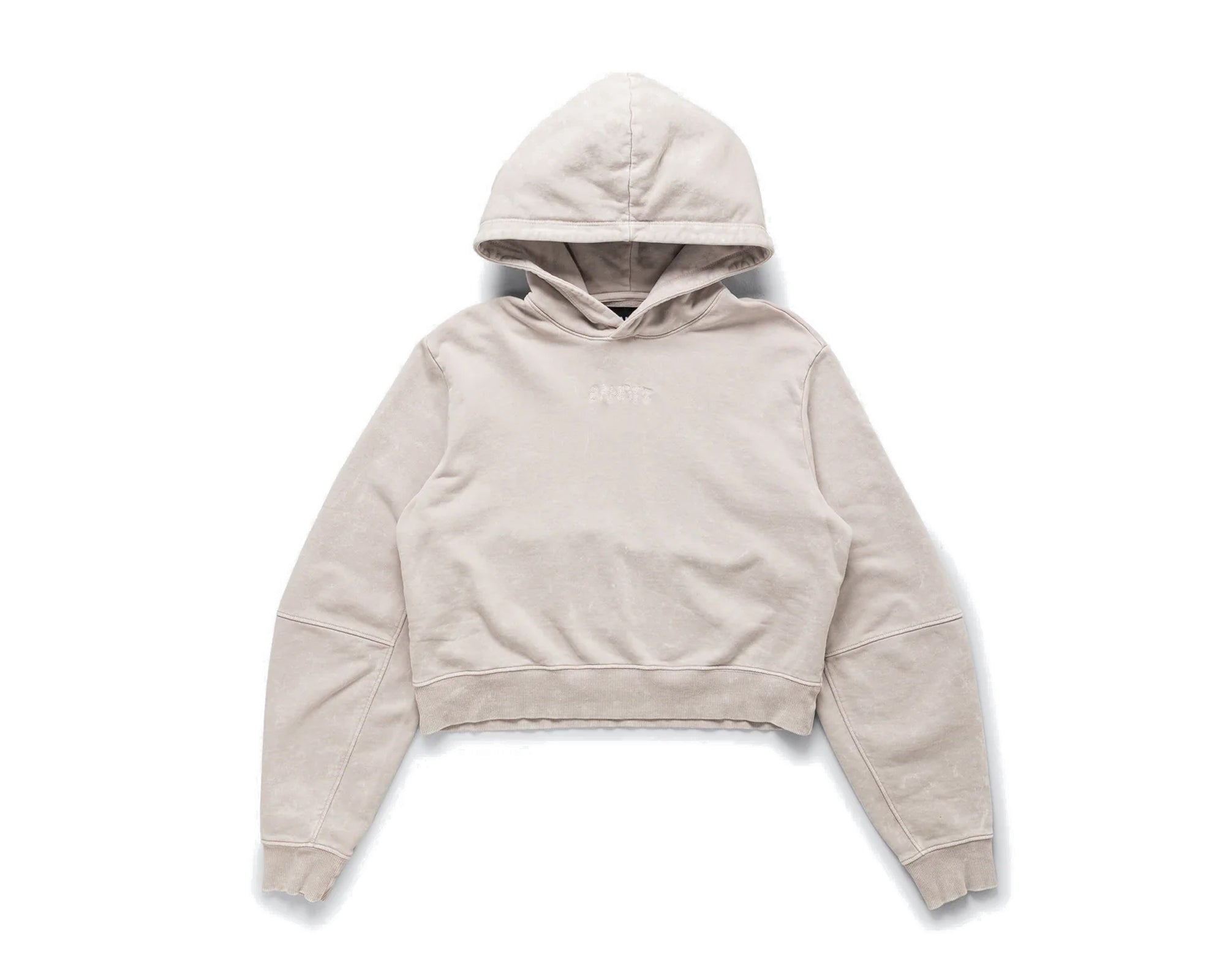 Bandit Cotton Fleece Cropped Hoodie Ash - Women