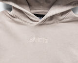 Bandit Cotton Fleece Cropped Hoodie Ash - Women