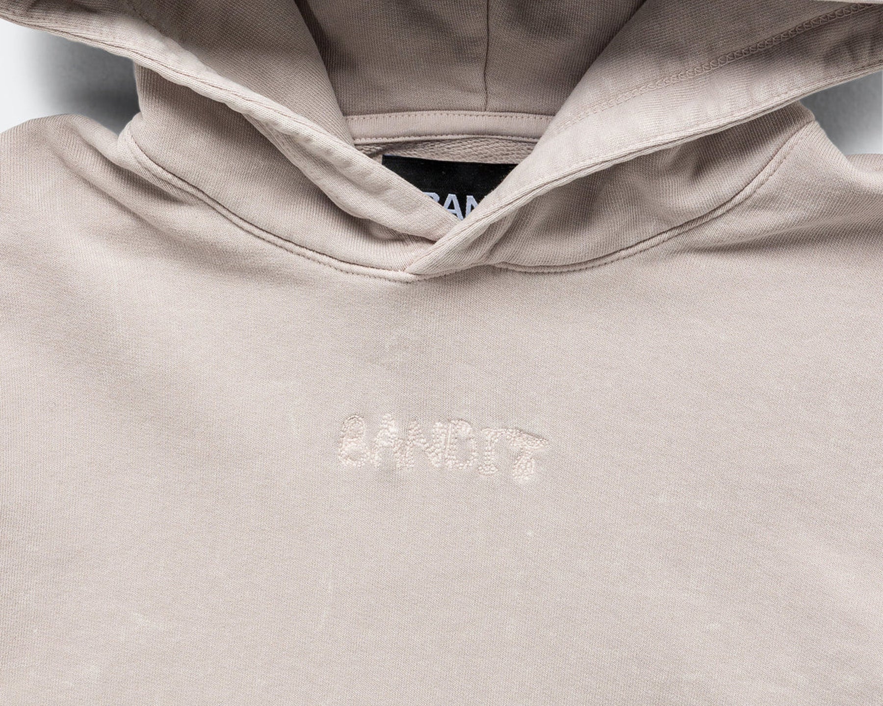 Bandit Cotton Fleece Cropped Hoodie Ash - Women