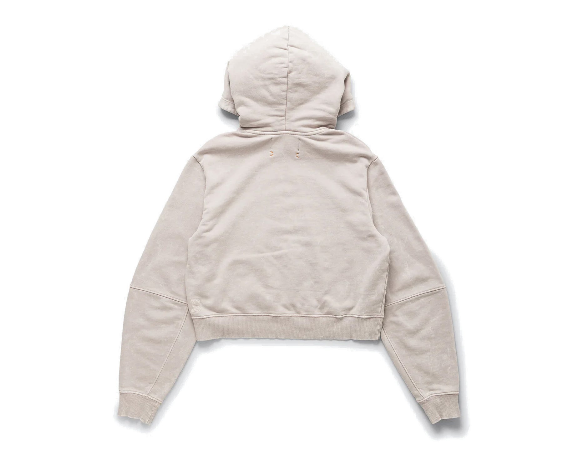 Bandit Cotton Fleece Cropped Hoodie Ash - Women