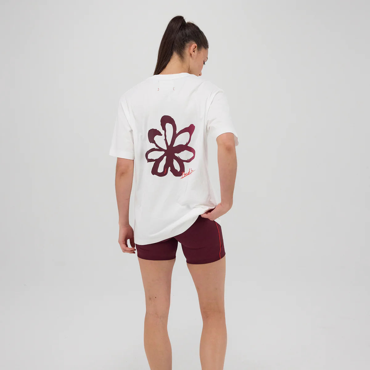 Painted Flower Cotton Tee · Unisex
