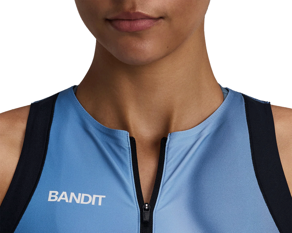 BANDIT Adapto Distance Race Top Salt Stain/Ink Blue - Mujer