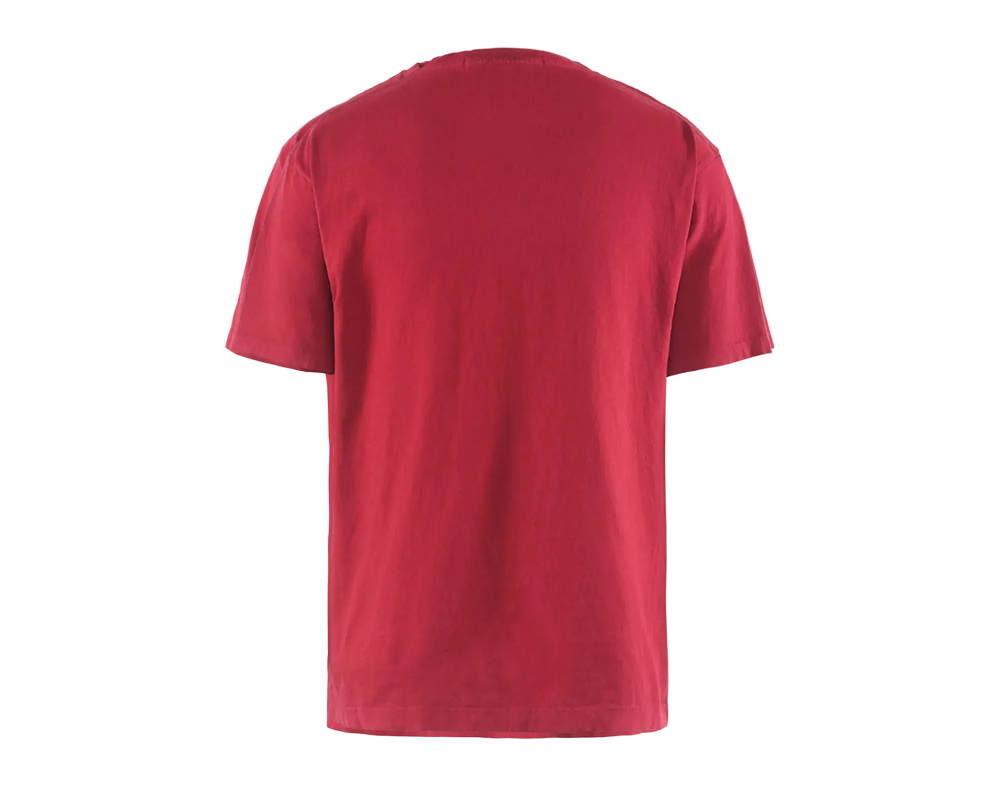 Playera de algodón District Vision California Cotton Tee Red Living Unisex