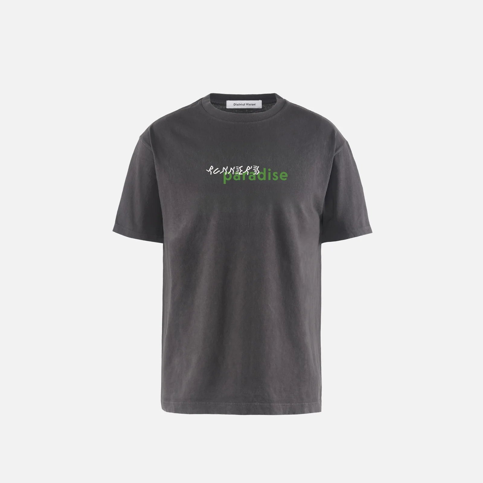 District Vision California Cotton Tee Paradise Vintage Black - Unisex