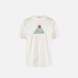 District Vision California Cotton Tee Mountains Vintage White - Unisex