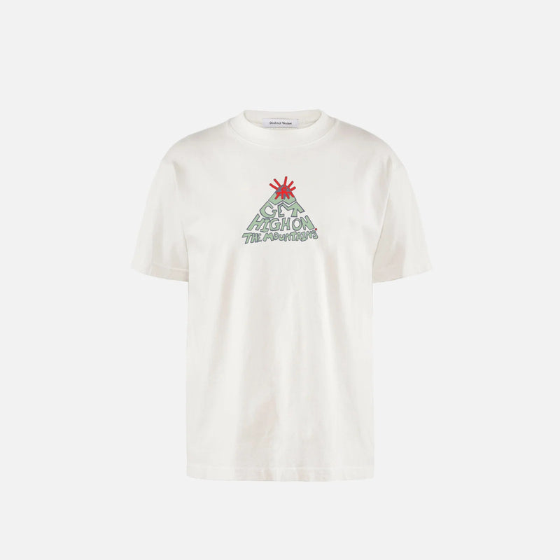 California Cotton Tee Mountains Vintage White · Unisex