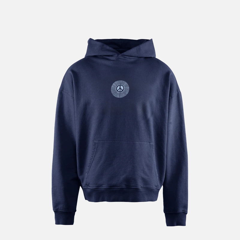 California Cotton Hoodie Golden State Navy · Unisex