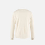 District Vision California Cotton Long Sleeve Tee CFIP Flowers Vintage White - Unisex