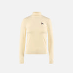 Paneled Long Sleeve Tee, Mushroom · Mujer