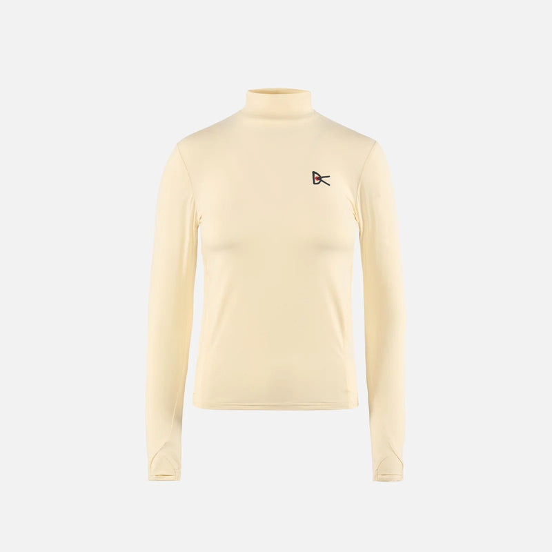 Paneled Long Sleeve Tee, Mushroom · Mujer