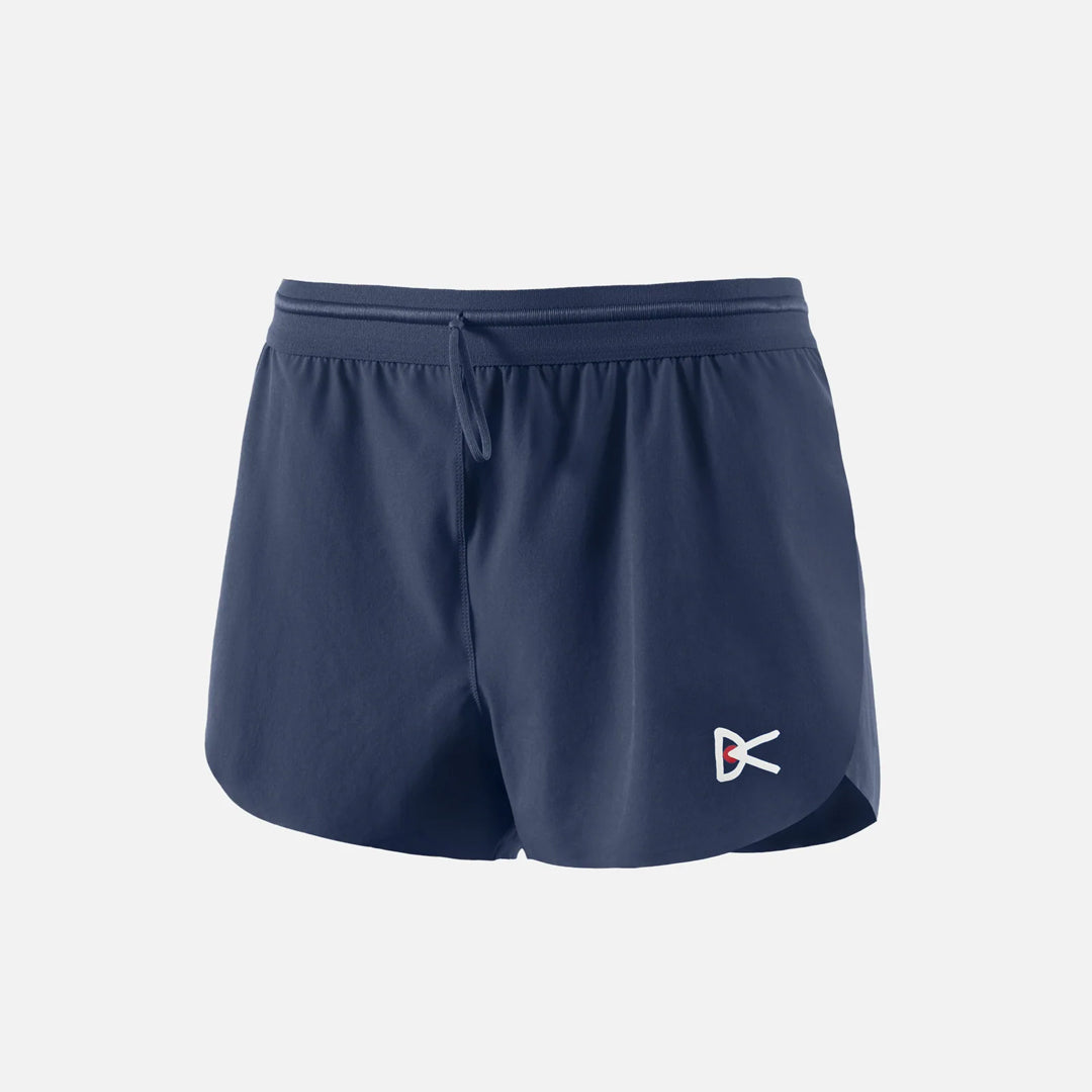 District Vision 2in Split Shorts Pacific Blue - Mujer
